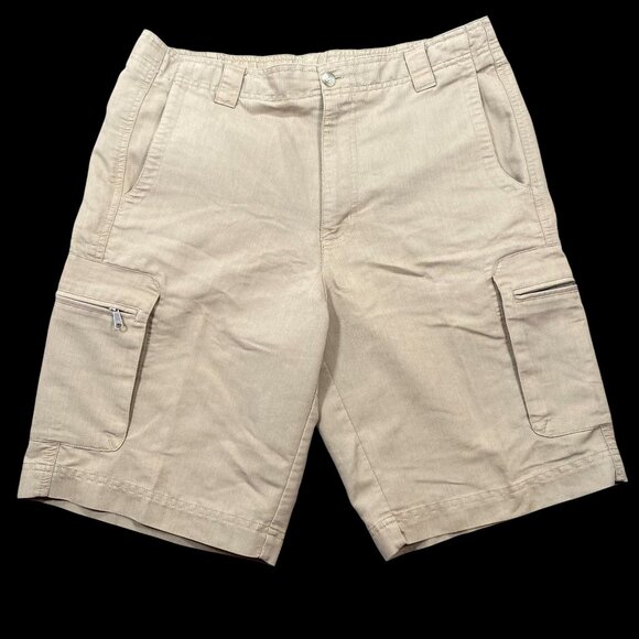 Columbia Other - Columbia GRT Mens Khaki Cargo Shorts Size Small Outdoor Wear Polyester/Cotton